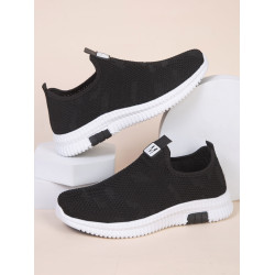 Lace Up Front Slip On Sneakers